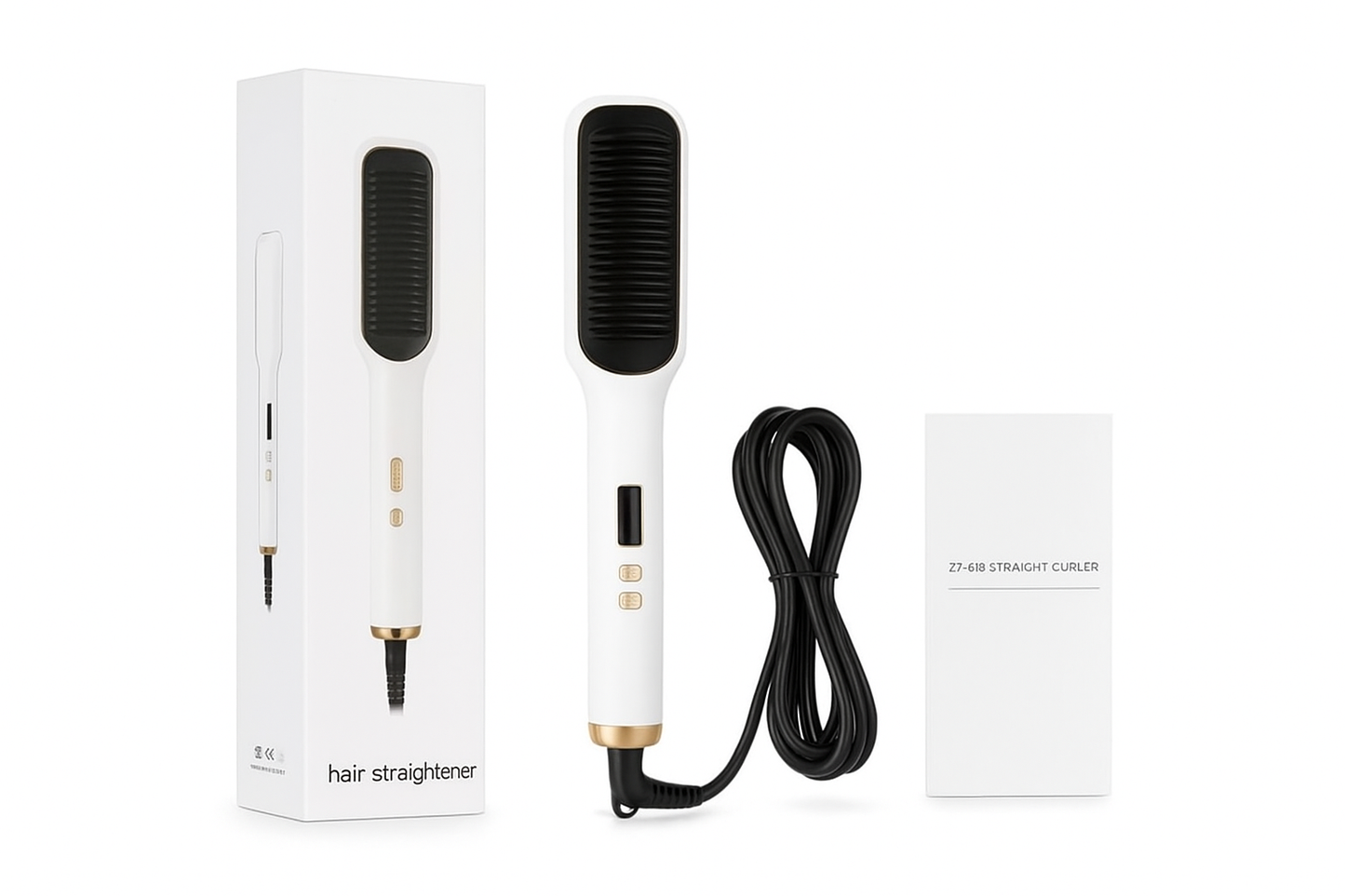 3-in-1 Electric Hot Comb & Brush
